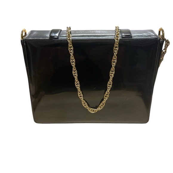 Sydney of California vintage shoulder bag purse with claw clasp and gold accents - Picture 4 of 8